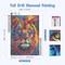 Tiger Diamond Painting Kits for Adults, DIY 5D Full Drill Animals Diamond Art Kits Diamond Dots Pictures Perfect for Relaxation and Home Wall Decor 30x40cm